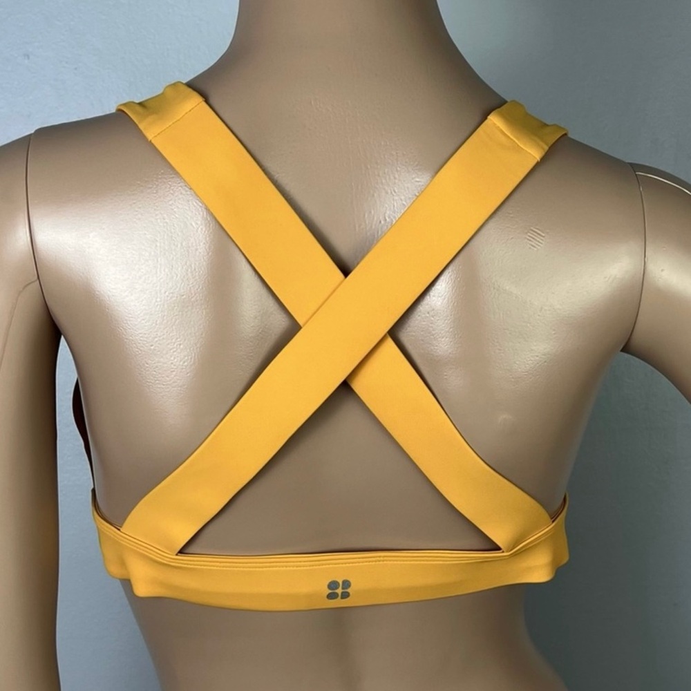 NEW SWEATY BETTY YELLOW BIKINI TOP - Picture 8 of 10